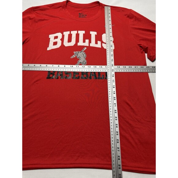 Indiana Bulls Baseball Nike Short Sleeve Dri Fit Shirt Men’s Size XL Red *READ - Picture 7 of 10